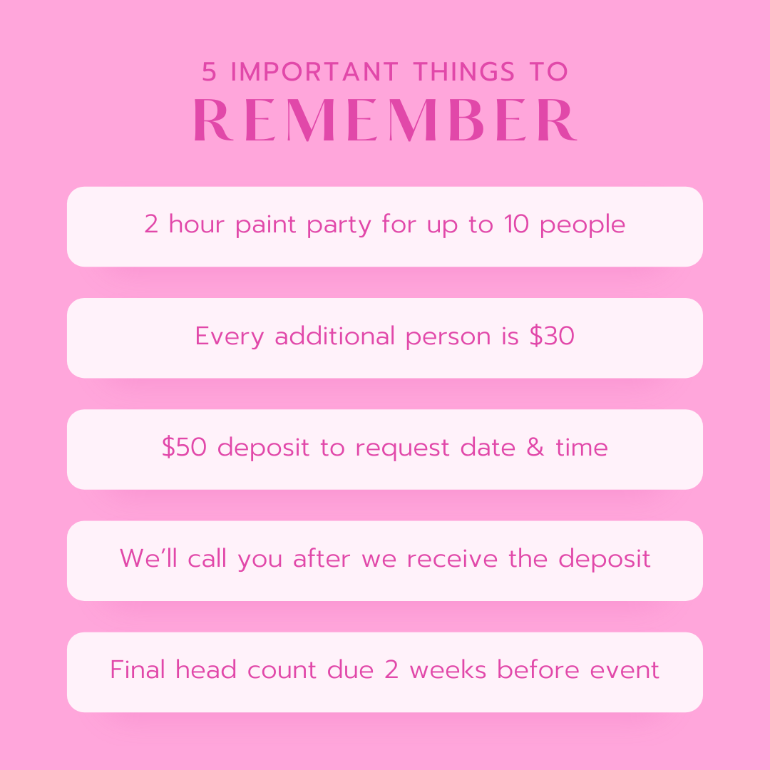 kids birthday party paint party package what to do on long island childrens birthday party package