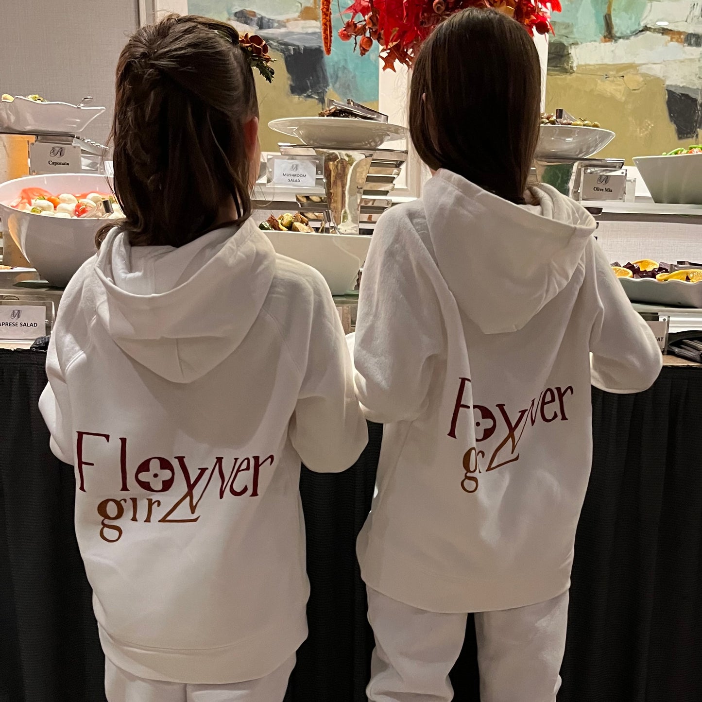 Flower Girl Custom Hand-Painted Sweatshirts