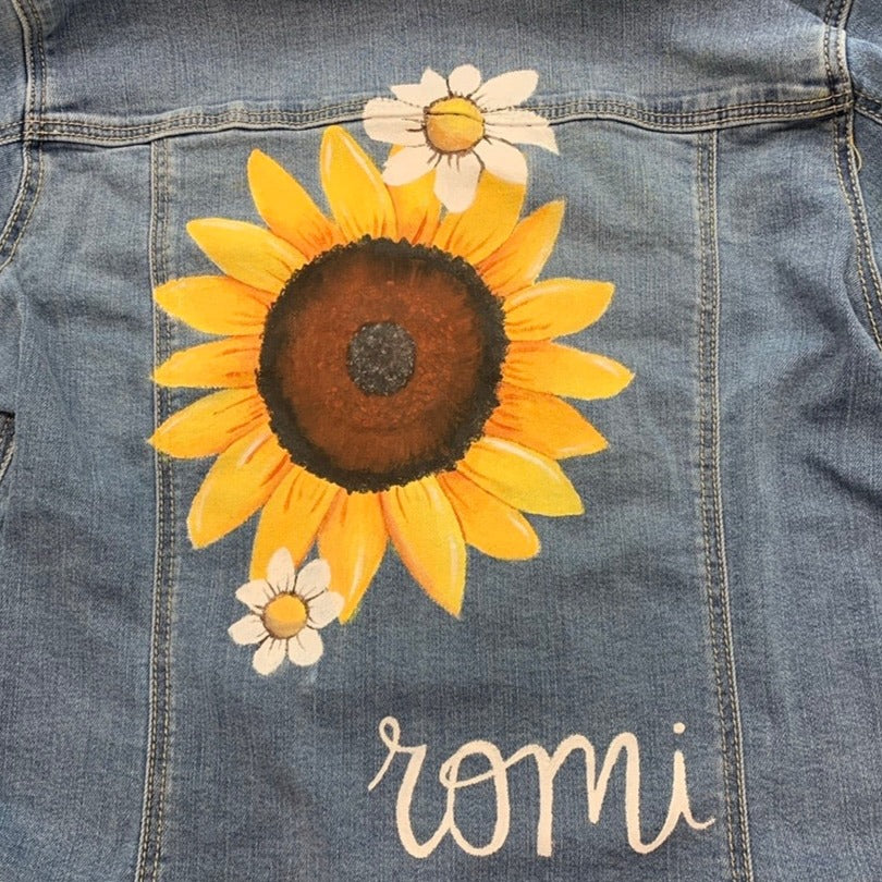 Design Your Own Custom Hand Painted Denim Jacket Deposit