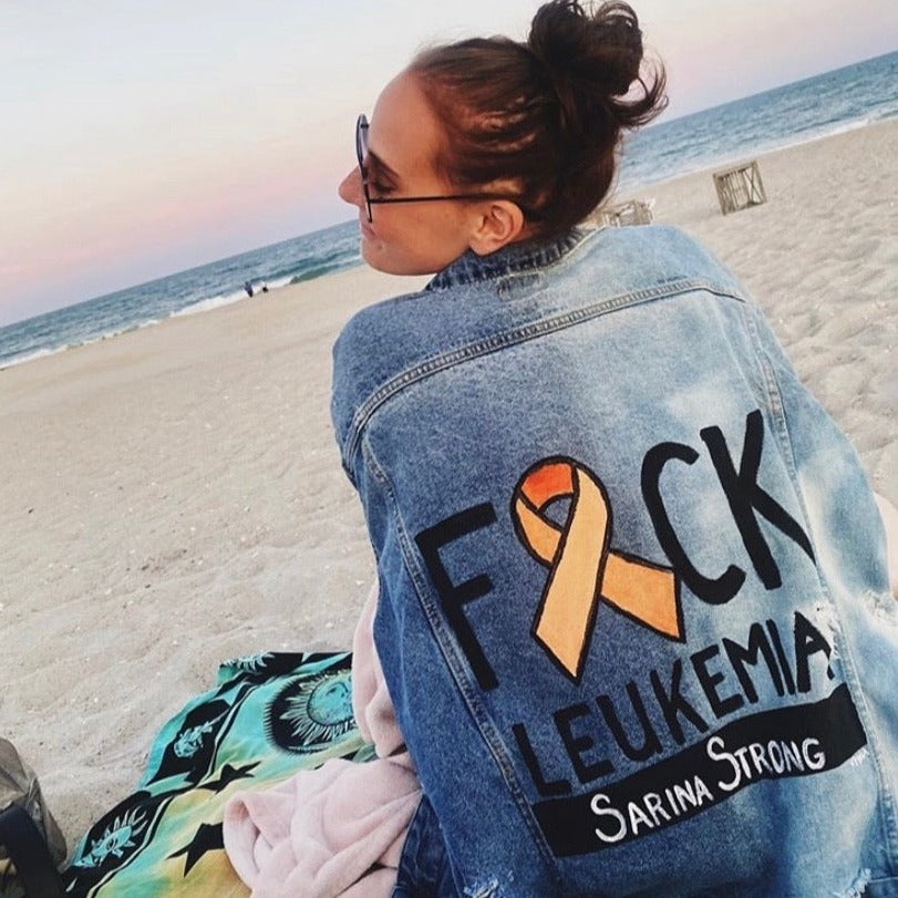 Design Your Own Custom Hand Painted Denim Jacket Deposit