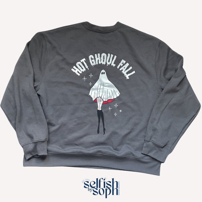 Hot Ghoul Fall Asphalt Crew Neck