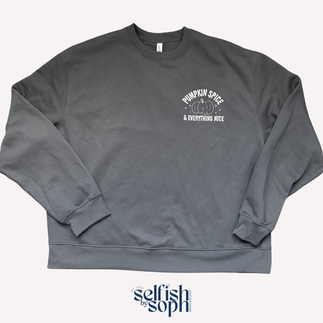 Hot Ghoul Fall Asphalt Crew Neck | Limited Edition – Selfish by Soph
