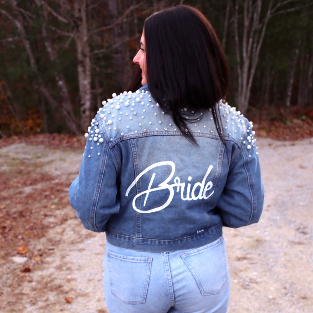 Beaded Bride Women’s Denim Jacket