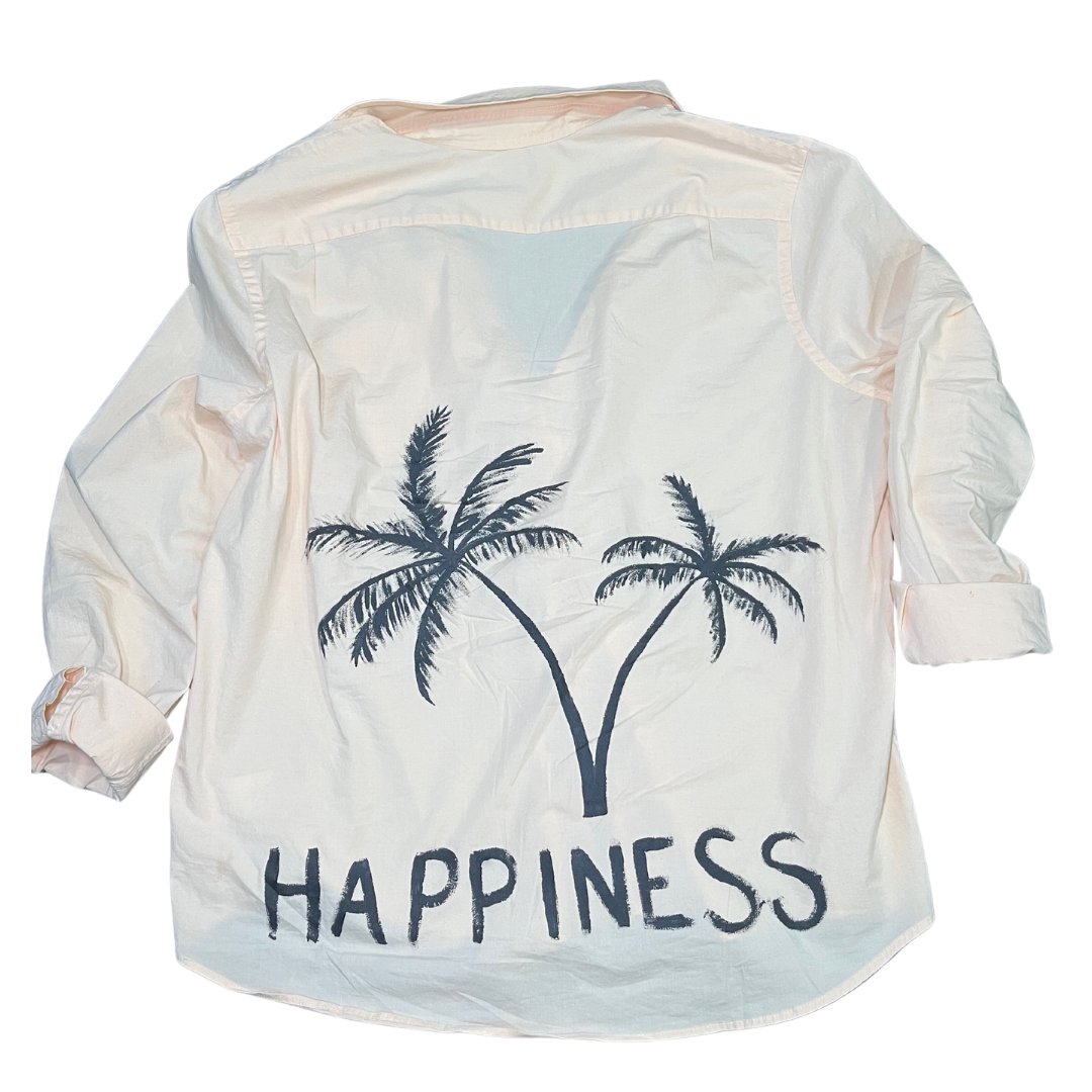 Happiness Button Down