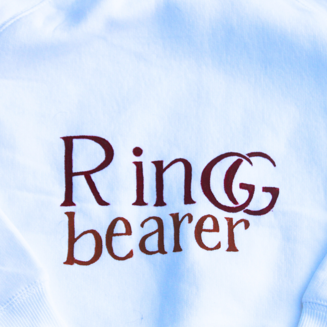 Ring Bearer Custom Hand-Painted Sweatshirt