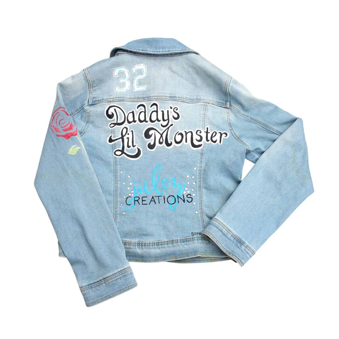 Design Your Own Custom Hand Painted Denim Jacket Deposit