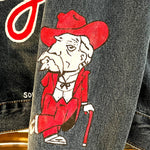 Load image into Gallery viewer, The Gameday Women&#39;s Denim Jacket
