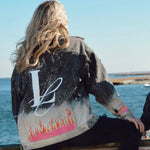 Load image into Gallery viewer, The Initials Women&#39;s Denim Jacket
